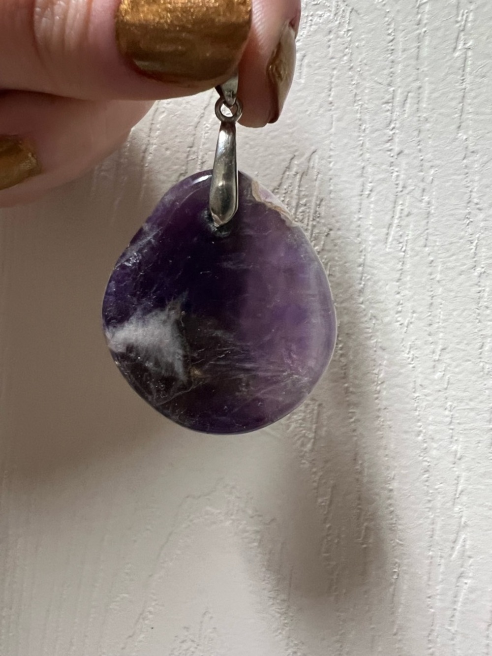 Purple Amethyst Stone Pendant